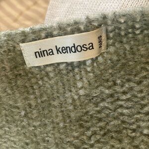NINA KENDOSA | oversized light knit sweater size small/medium